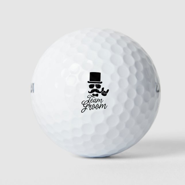 Balles De Golf Drôle cadeau de la chambre d'équipe pour le Bachel (Devant)