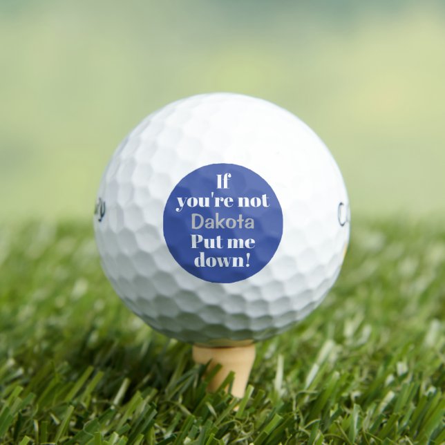 Balles De Golf Drôle Citation Personnalisée Pour Me Poser (T-shirt Insitu)