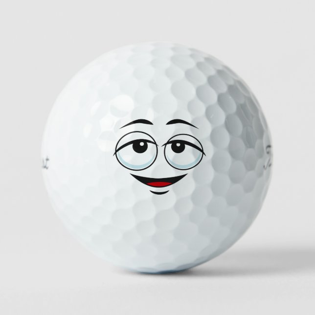 Balles De Golf drôle de rêve Emoticon (Recto)