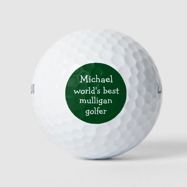 Balles De Golf Drôle Homme Perdu Golf Balls Plaisanter (Devant)