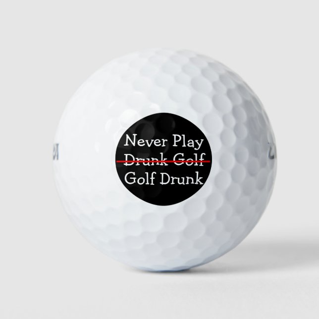 Balles De Golf Drôle Mens Golf Balls Cadeau (Devant)