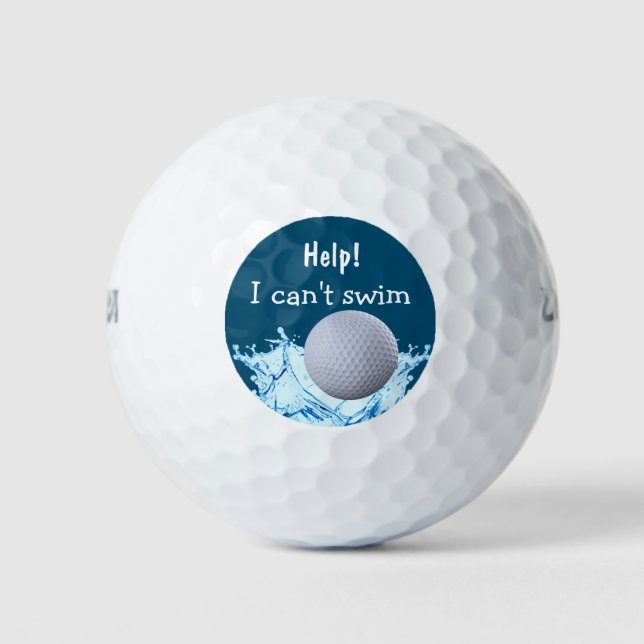 Balles De Golf Drôle Novelty Golf Balls (Devant)