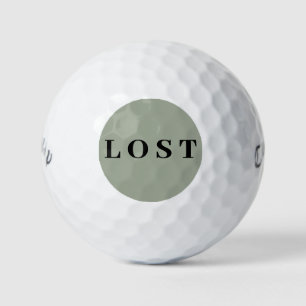 Balles De Golf Drôle Perdu Callaway Humour Golf Balls