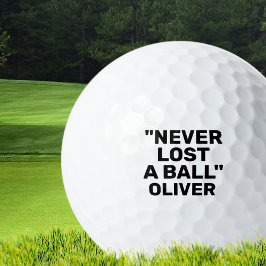 Balles De Golf Drôle personnalisé perdu
