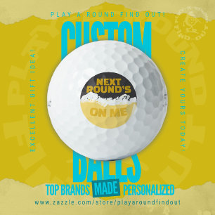 Balles De Golf Drôle Prochain Tour C'est Moi Amis Buveurs de Bièr