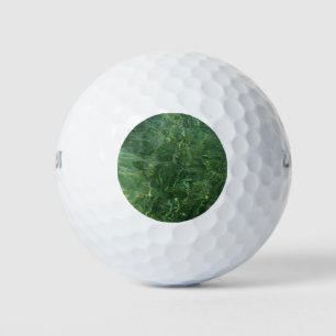Balles De Golf Eau au-dessus de l'herbe marine II (bleu et vert)