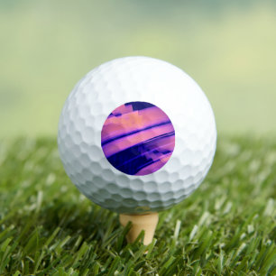 BALLES DE GOLF EAU DE CHUTE ABSTRAITE