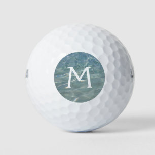 Balles De Golf Eau des Caraïbes Bleu Abstrait Nature