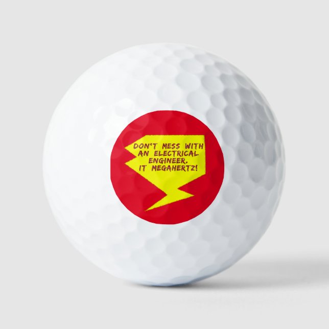 Balles De Golf Éclairage de l'ingénieur (Recto)