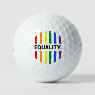 Balles De Golf Egalité Pride Arc-en-ciel