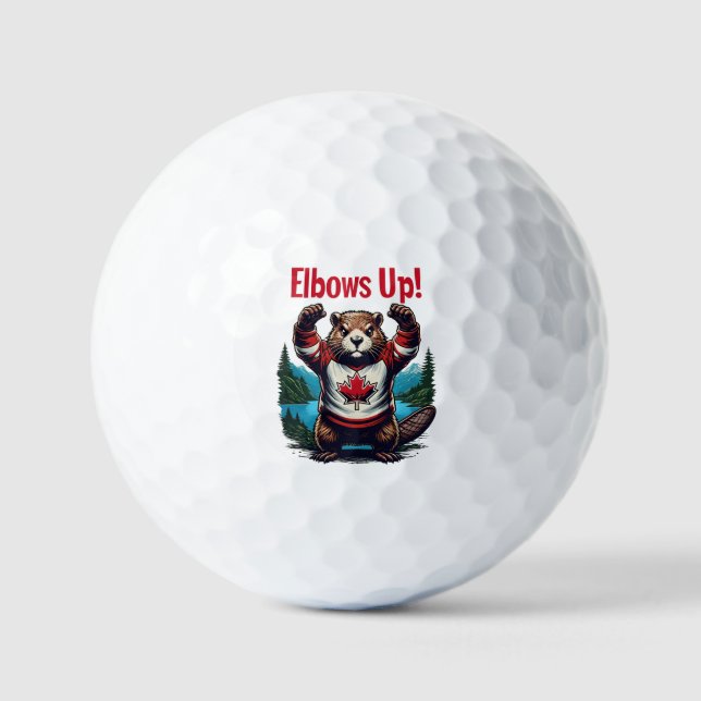 Balles De Golf Elbows Up Canada (Recto)