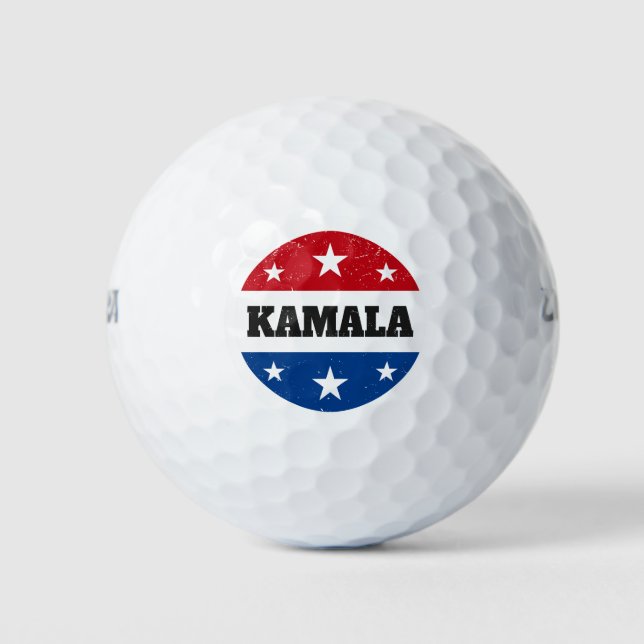 Balles De Golf Élection de Kamala Harris 2024 V (Devant)
