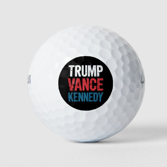 Balles De Golf Élection de Trump Vance Kennedy 2024 (Devant)