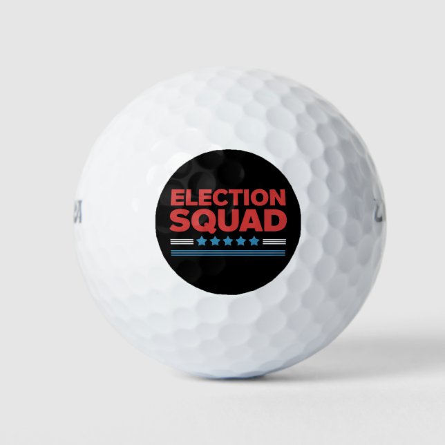 Balles De Golf Élections 2024 Démocrate Républicain (Devant)