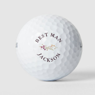 Balles De Golf Elégant Meilleur Homme Groomsman Mariage Faveur