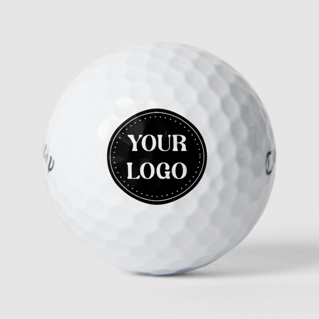 Balles De Golf élégant, moderne, raffiné et éditable. (Devant)