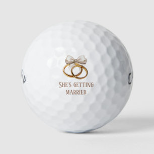Balles De Golf 'Elle se marie' Mariage romantique et ludique