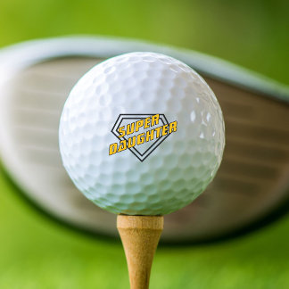 Balles De Golf Emblème de Super Daughter