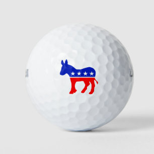 Balles De Golf Emblème politique du parti démocratique (âne)