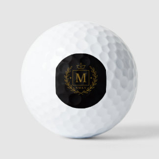 Balles De Golf "Emblème Royal NMKY – Monogramme M Dessin de Crête