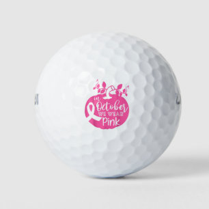 Balles De Golf En Octobre, Nous Portons La Salle Citrouille Du Ca