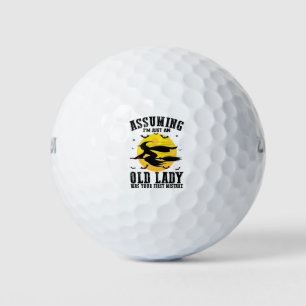 Balles De Golf En supposant que je suis juste une vieille dame ét