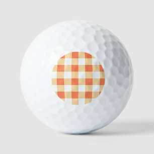 Balles De Golf en vichy Motif
