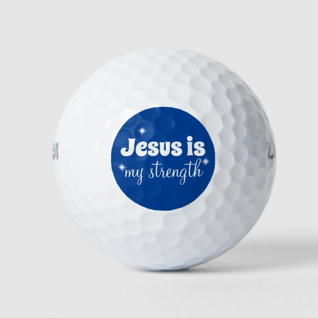 Balles De Golf Encouragement de la parole chrétienne (Devant)