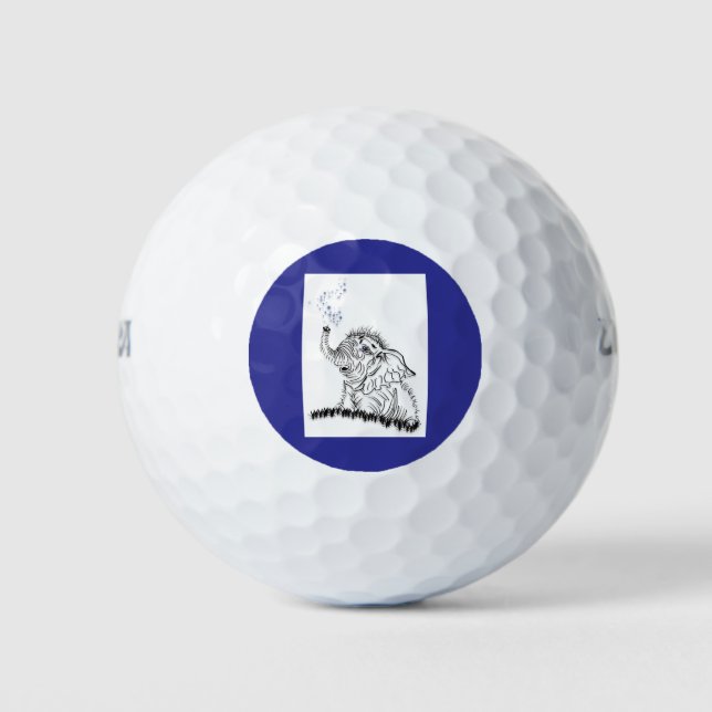 Balles De Golf Énergie éléphante (Devant)