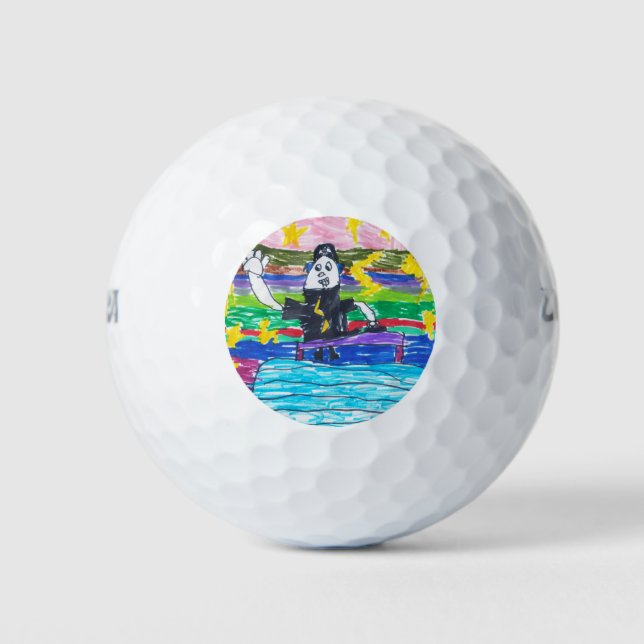 Balles De Golf Enfants artisanat gardien art photo Papa Fête des  (Devant)