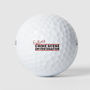 Balles De Golf Enquêteur sur la scène du crime futur