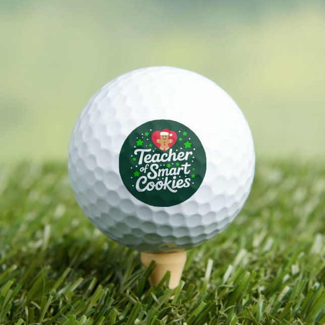 Balles De Golf Enseignant De Noël Des Cookies Intelligents Vie De (T-shirt Insitu)