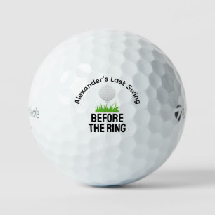 Balles De Golf Enterrement de vie de garçon personnalisé Golfeur 
