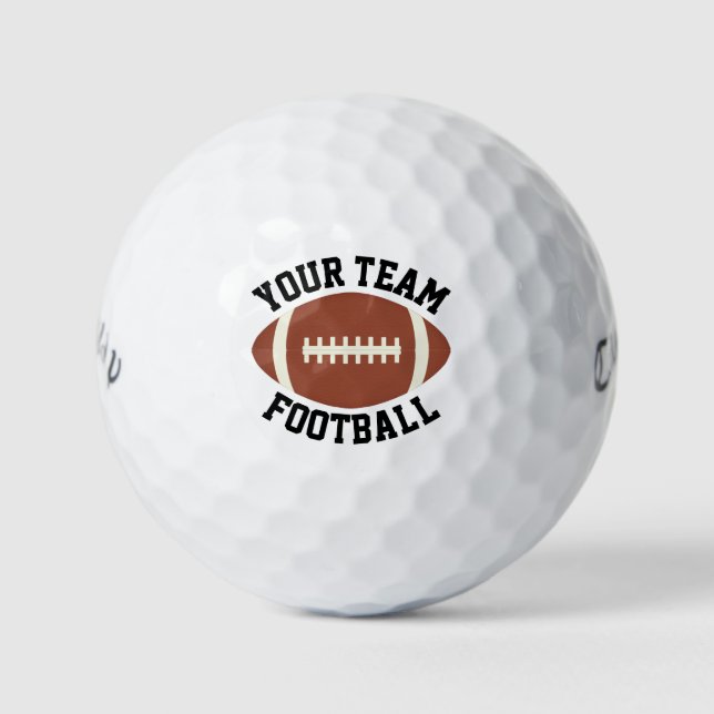 Balles De Golf Entraîneur/Joueur/Fan Personnalisé Nom de l'équipe (Devant)