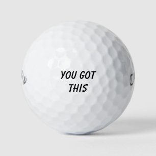 Balles De Golf Entraîneurs de confiance inspirants 'Vous y arrive
