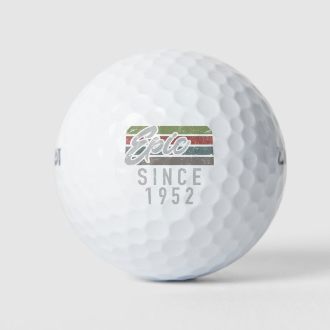 Balles De Golf Epic depuis 1952 70e anniversaire (Devant)