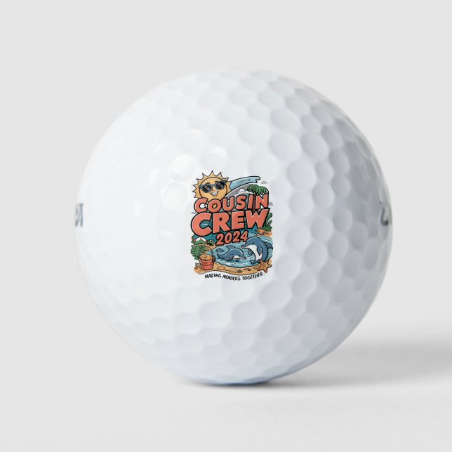 Balles De Golf Équipage de couture 2024 Vacances été Plage Voyage (Devant)