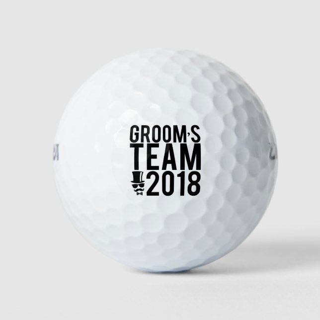Balles De Golf Équipe de la salle 2018 (Devant)