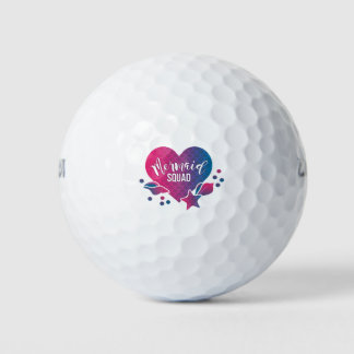 Balles De Golf Équipe de sirènes, Coeurs et coquillages