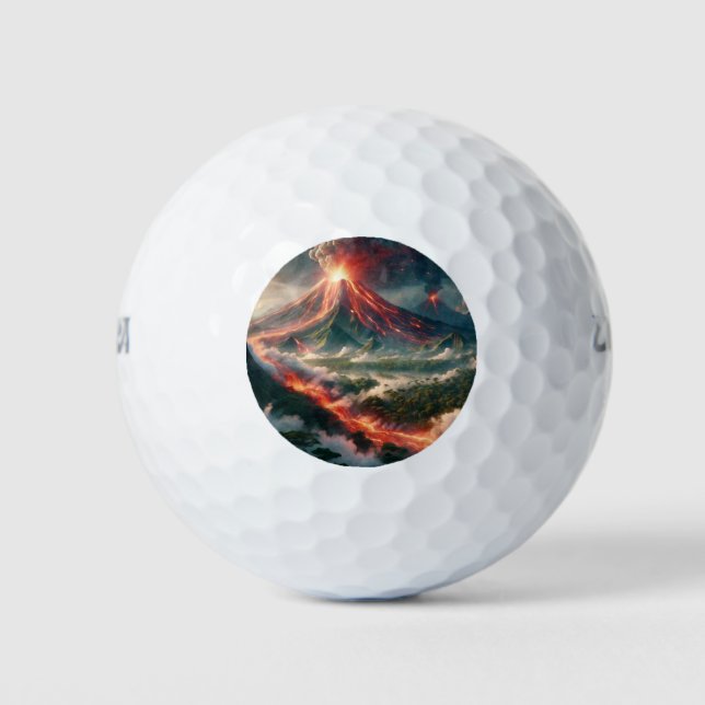 Balles De Golf Éruptions volcaniques (Devant)