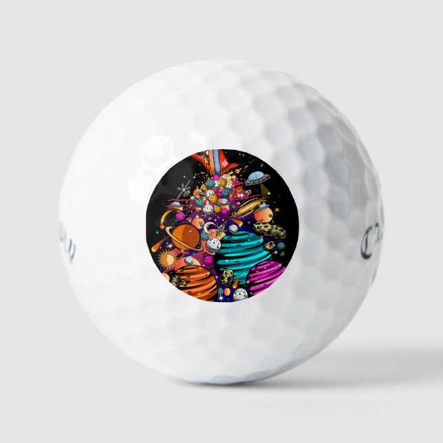Balles De Golf Espace (Recto)