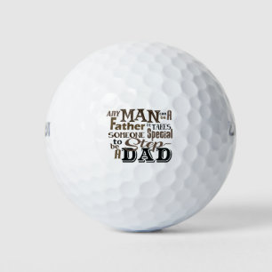 Balles De Golf Étape Papa Meilleur Père