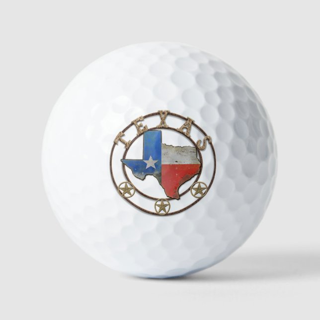 Balles De Golf État du Texas Fer forgé (Recto)