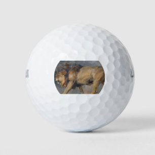 Balles De Golf Étude d'un lion (par Edwin Henry Landseer)