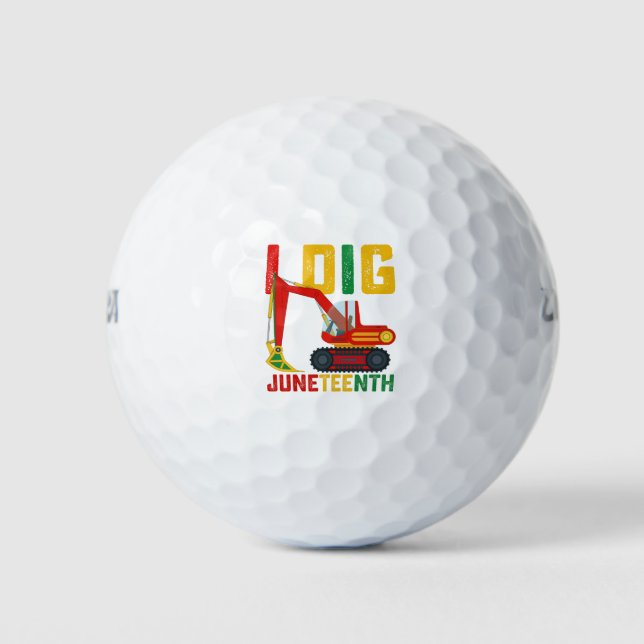 Balles De Golf Excavateur I creuser JunetDix enfants (Devant)