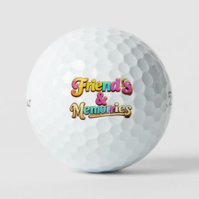 Balles De Golf "Expériences Ultimes" (Recto)
