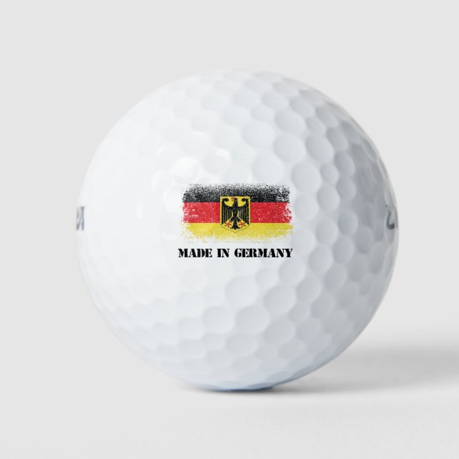 Balles De Golf Fabriqué en Allemagne (Devant)