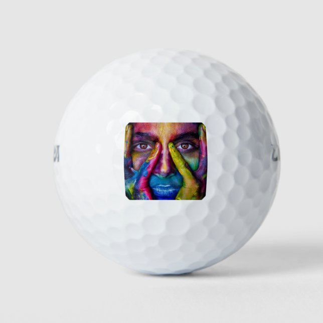 Balles De Golf Face (Devant)