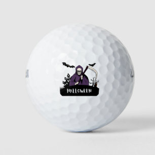 Balles De Golf Face Citrouille d'Halloween Style de titre ou de