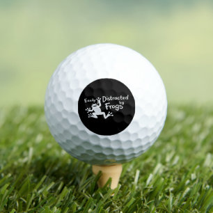 Balles De Golf Facilement Distrait Par Les Grenouilles Animal Gre